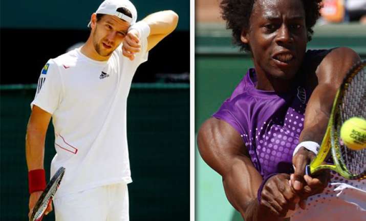 monfils melzer advance at german open in hamburg