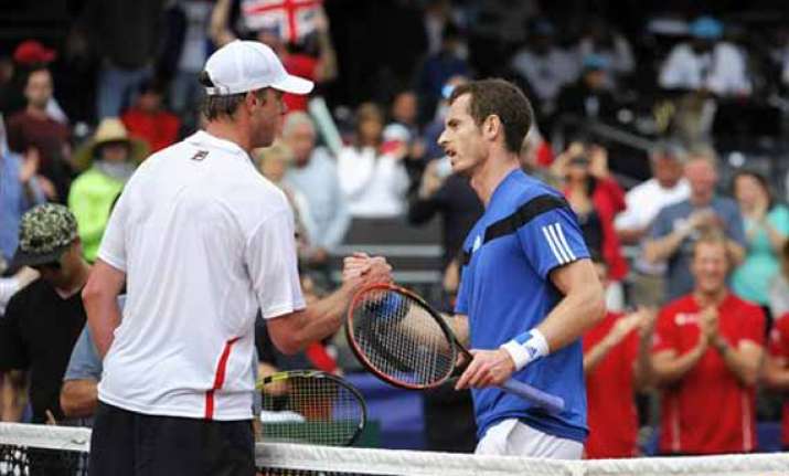murray beats querrey brits top us in davis cup