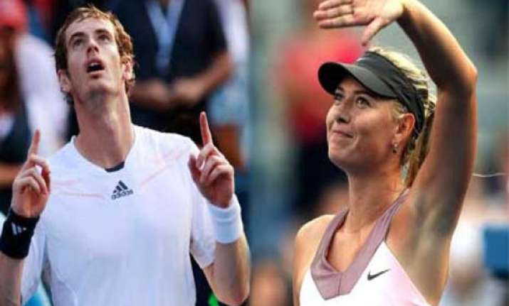 murray sharapova favourites for australian open