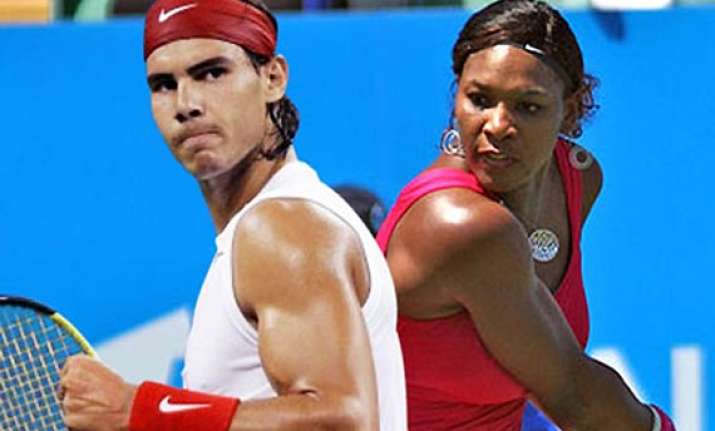 nadal serena win italian open titles
