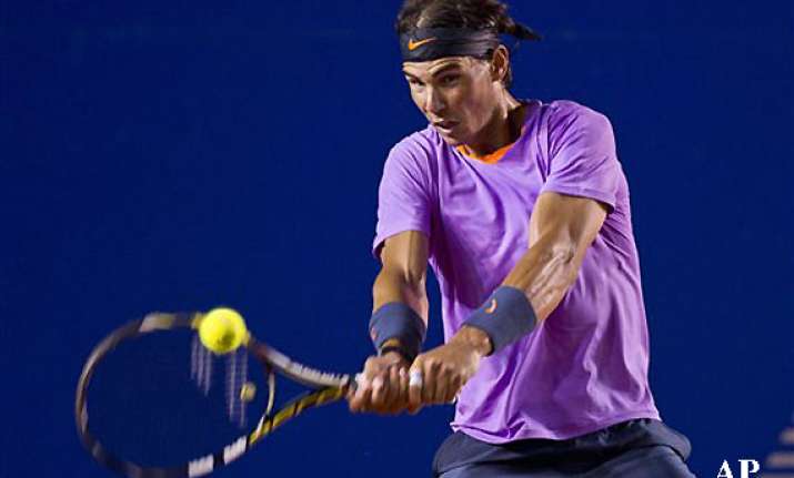 nadal advances to second round in mexican open