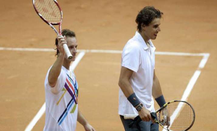 nadal wins doubles debut at brazil open