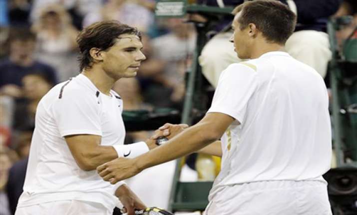 nadal stunned at wimbledon by 100th ranked rosol