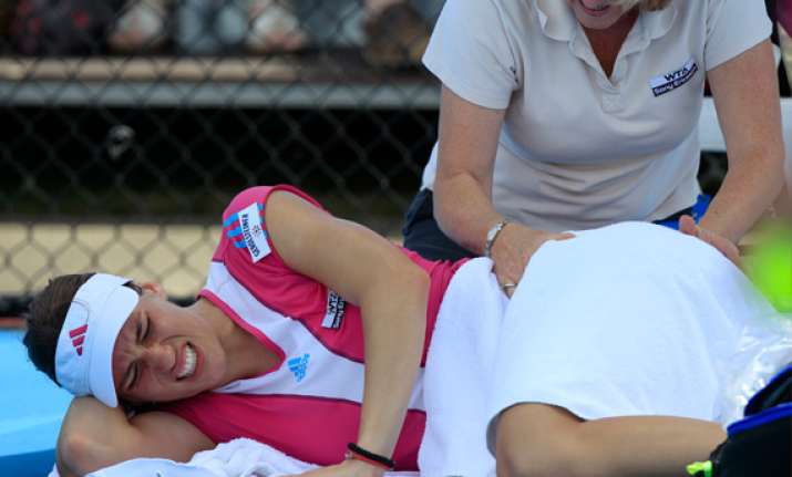petkovic out of australian open with back injury