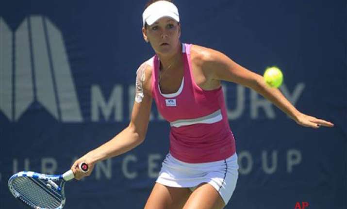 radwanska beats petkovic to reach carlsbad final