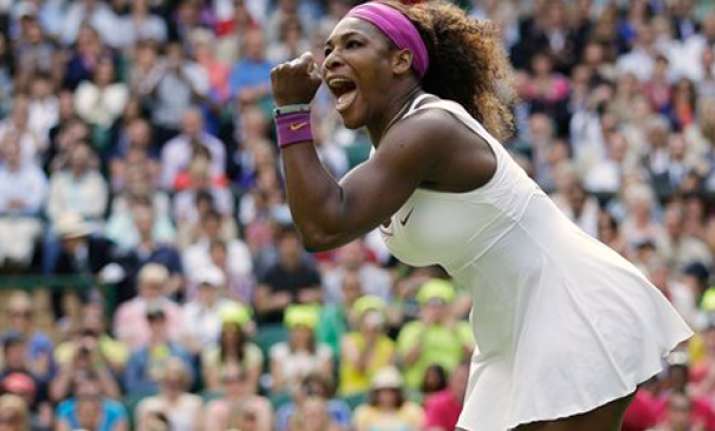 swilliams hits 23 aces edges zheng at wimbledon