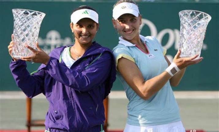 sania vesnina pair lifts 2nd wta title together
