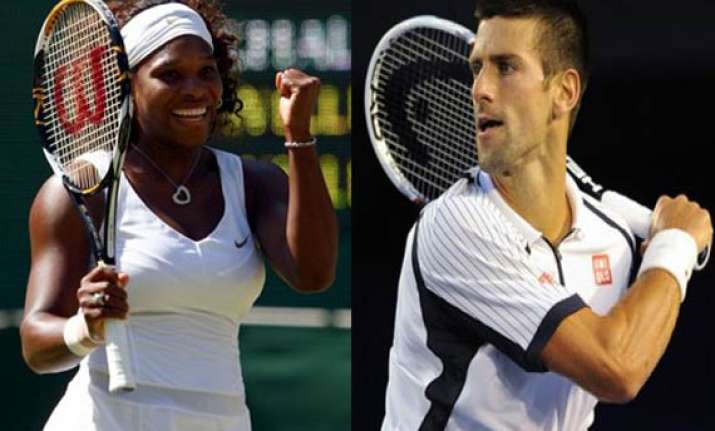 serena williams wins in madrid djokovic withdraws