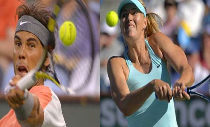 nadal and sharapova out at indian wells