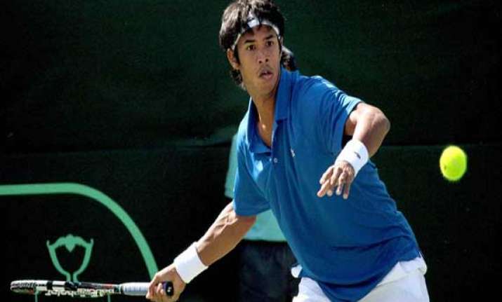 somdev wins but sanam loses as india korea share honours