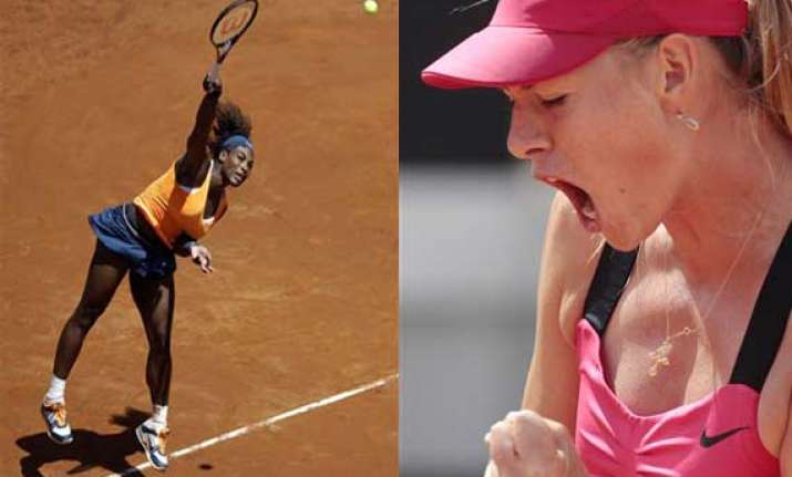 williams sharapova march on for possible collision
