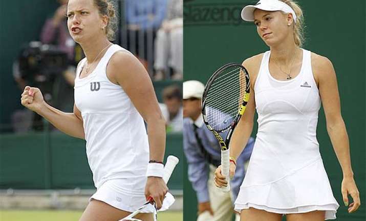 wimbledon caroline wozniacki out of in fourth round