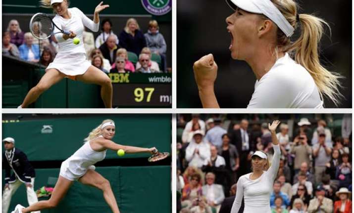 wimbledon diary sharapova enters second round in pics