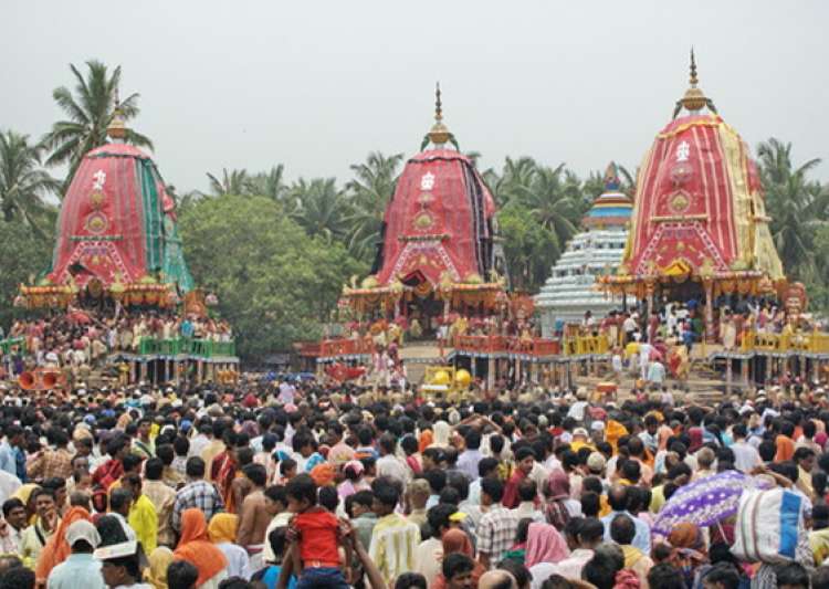 Return car festival in Puri