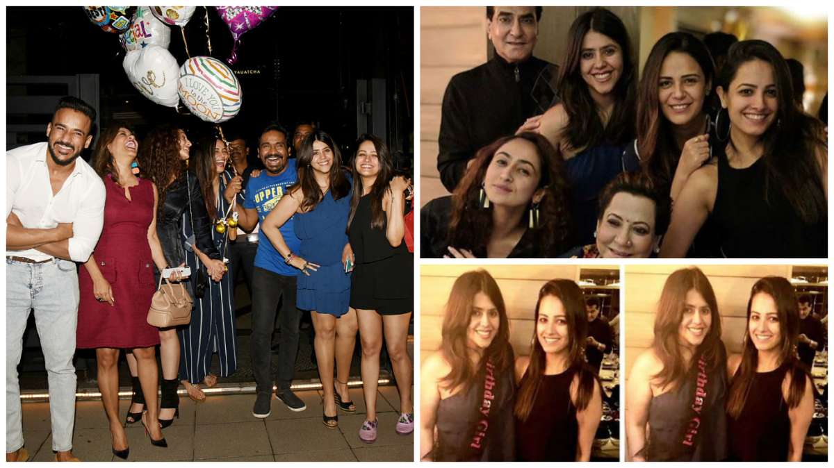 Ekta Kapoor's intimate birthday party with Anita Hassanandani, Mona ...