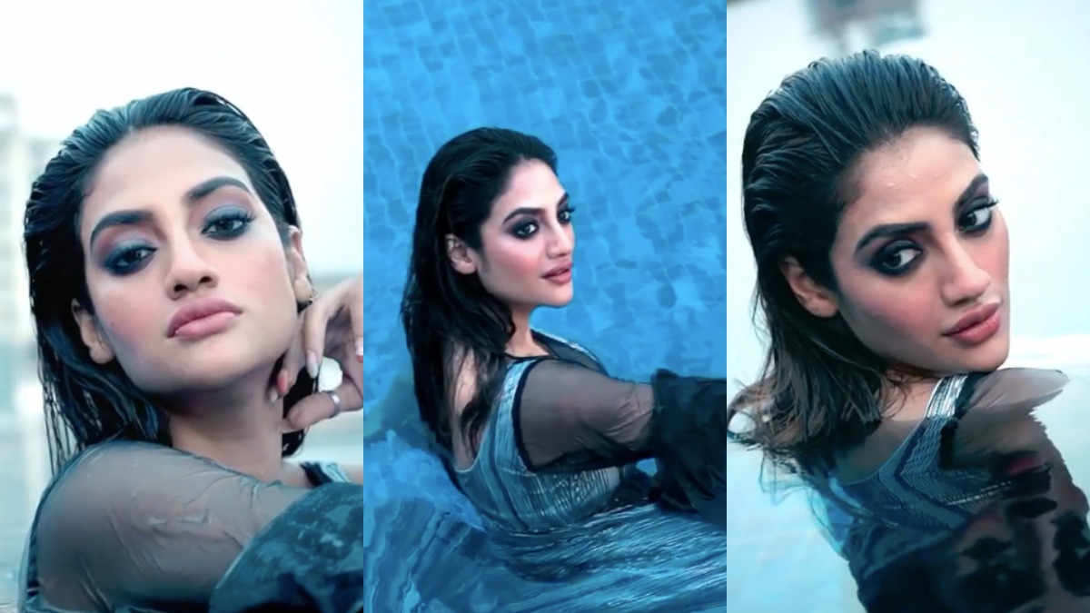 1200px x 675px - Pregnant Nusrat Jahan sets internet ablaze as she takes a dip in the  swimming pool for new photoshoot