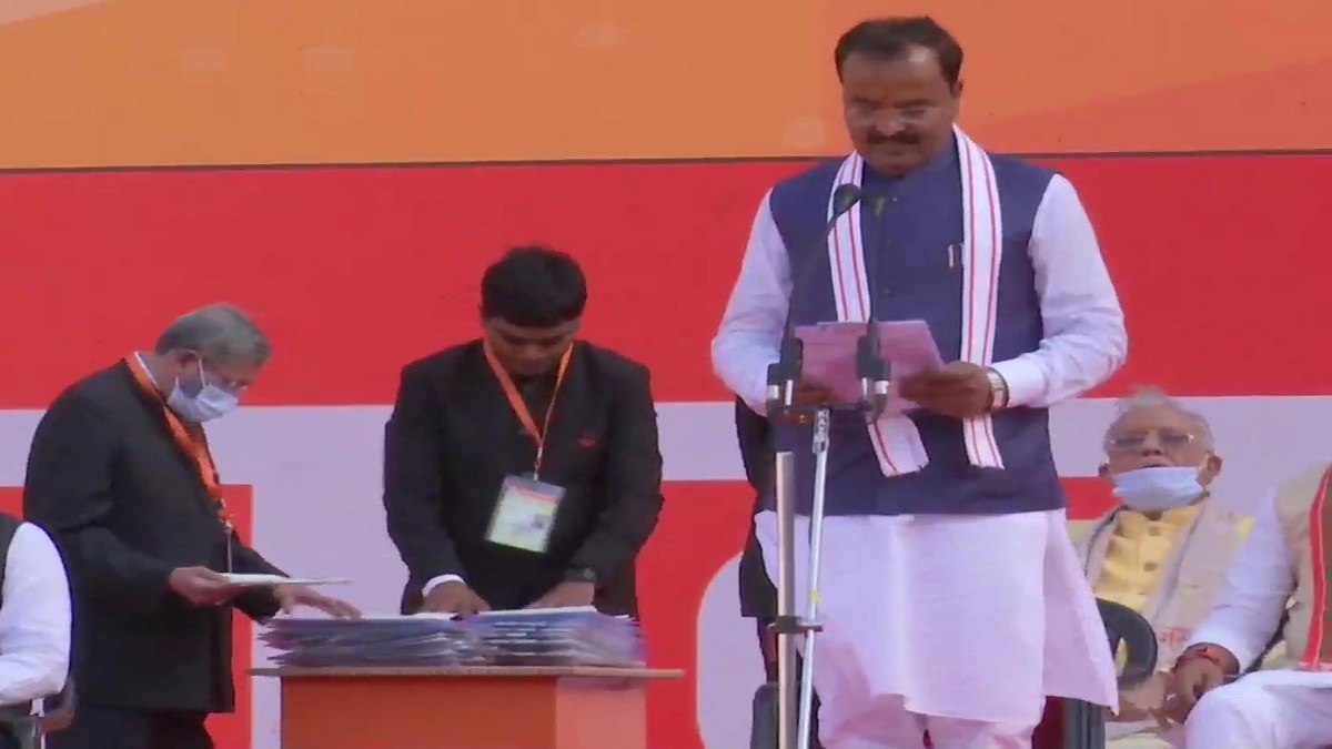 IN PICS | Yogi Adityanath takes oath as UP Chief Minister for a second ...