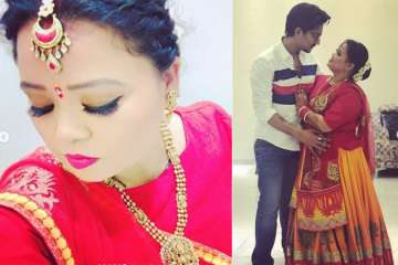 Bharti Singh dresses up like a bride for her first karwa chauth