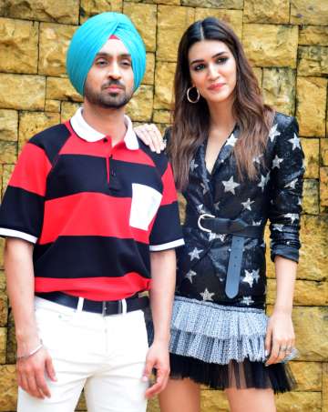 Diljit Dosanjh and Kriti Sanon dazzle as they promote Arjun Patiala (PICS)