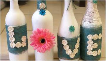 Seven DIY crafts to decorate your home with empty wine bottles