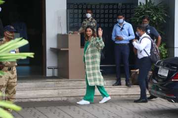 Deepika Padukone turns heads in chic airport look: See here