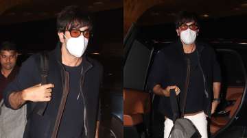 Ranbir Kapoor slays in all-black as he jets-off to an undisclosed location,  gets snapped at airport - see pics