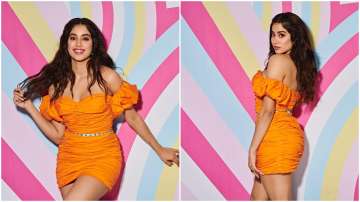 Janhvi Kapoor flaunts her toned body like a diva in sexy bodycon