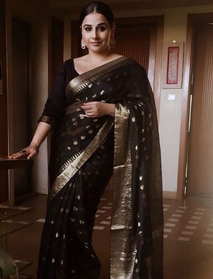 vidya balan in yellow silk saree – Boutiquesarees.com