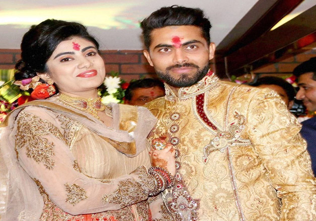 Cricketer Ravindra Jadeja tied the nuptial knot with Reeva Solanki