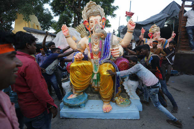 India Celebrates Ganesh Chaturthi With Fervour And Gaiety 2140