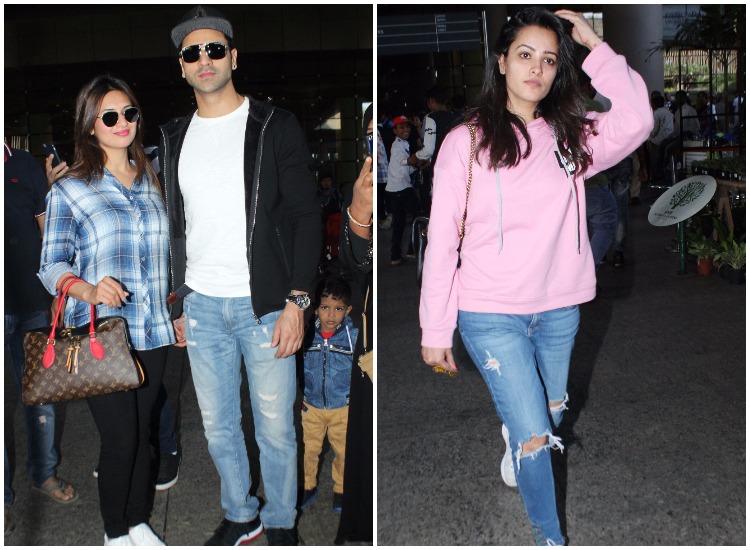 Divyanka Tripathi, Vivek Dahiya and Ye Hai Mohabbatein team arrive in ...