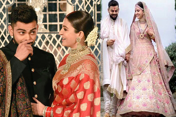 Anushka Sharma’s outfits at her wedding ceremonies are nothing less ...