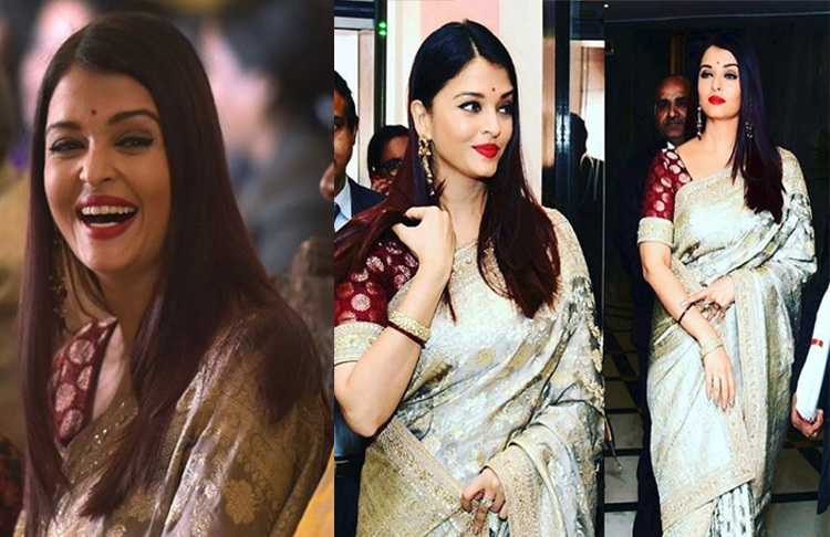 Aishwarya Rai saree