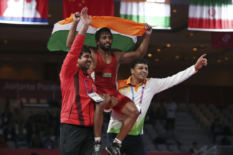 Asian Games 2018, Day 1: Bajrang Punia Wins India’s First Gold ...