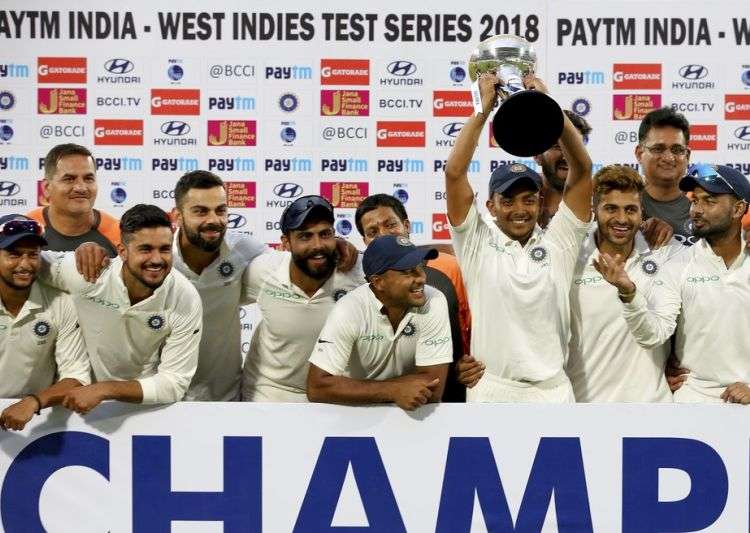 India Beat West Indies By 10 Wickets Win Series 2 0