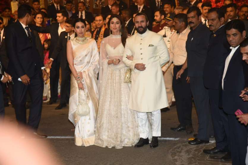 MUMBAI, INDIA - DECEMBER 12: Actress Alia Bhatt at the wedding of Mukesh Ambani's  daughter Isha Ambani and Anand Piramal at their residence Antilia on  December 12, 2018 in Mumbai, India. Isha