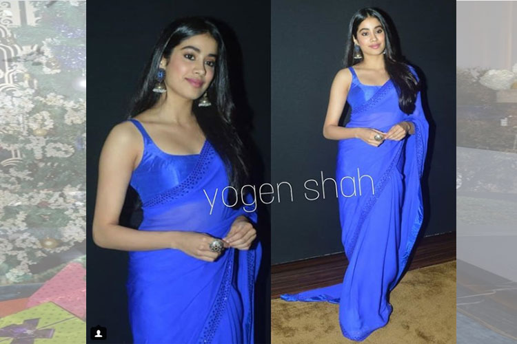 Janhvi Kapoor looks elegant in sari, see pics