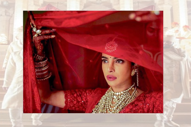 Priyanka Chopra as a Sabyasachi bride in a deep red lehenga redefined  elegance; see latest pics | Fashion News - The Indian Express