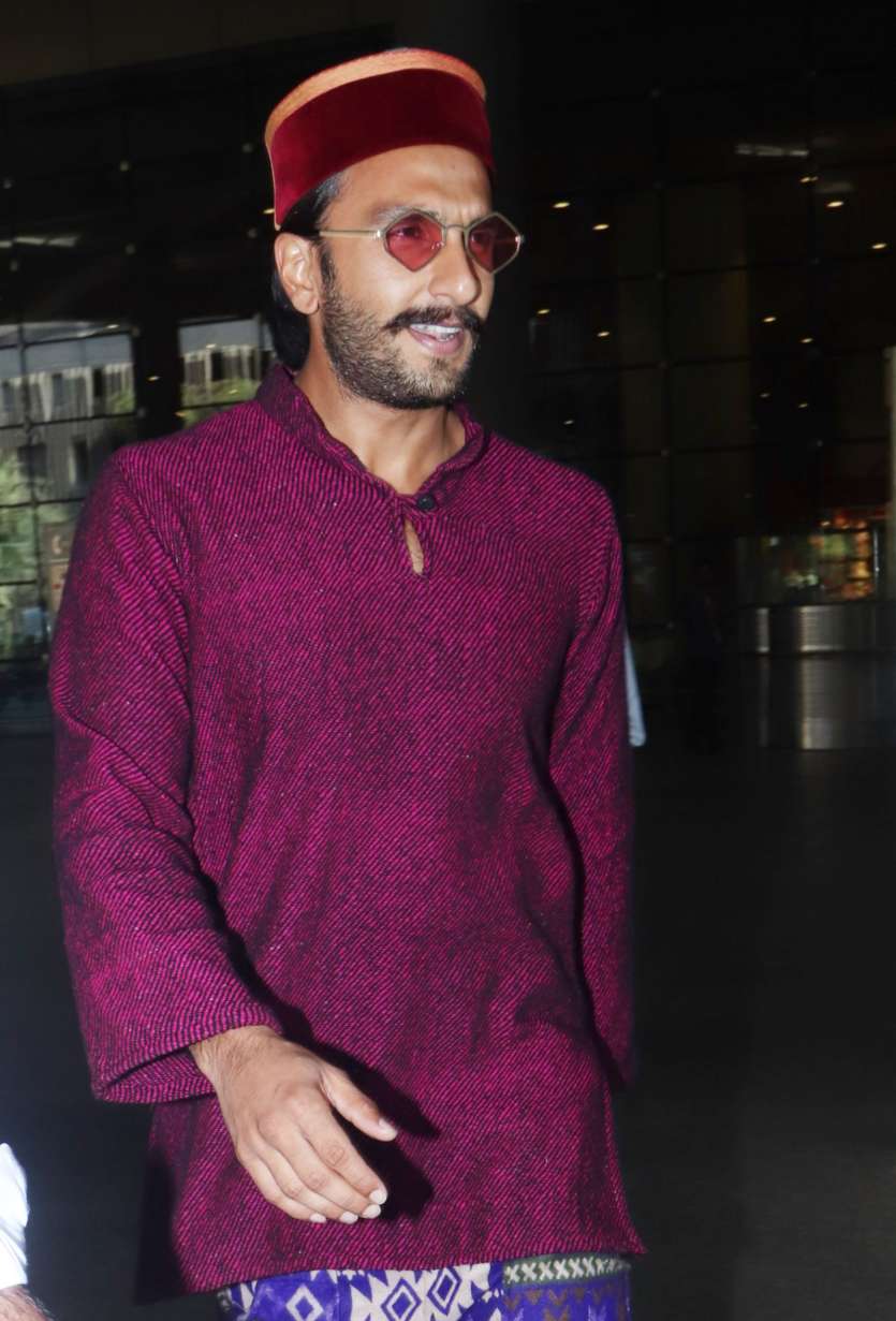 Ranveer Singh returns to Mumbai after 