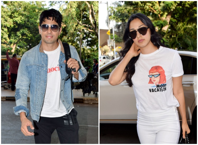 Airport looks of Siddharth Malhotra and Kiara Advani will leave you