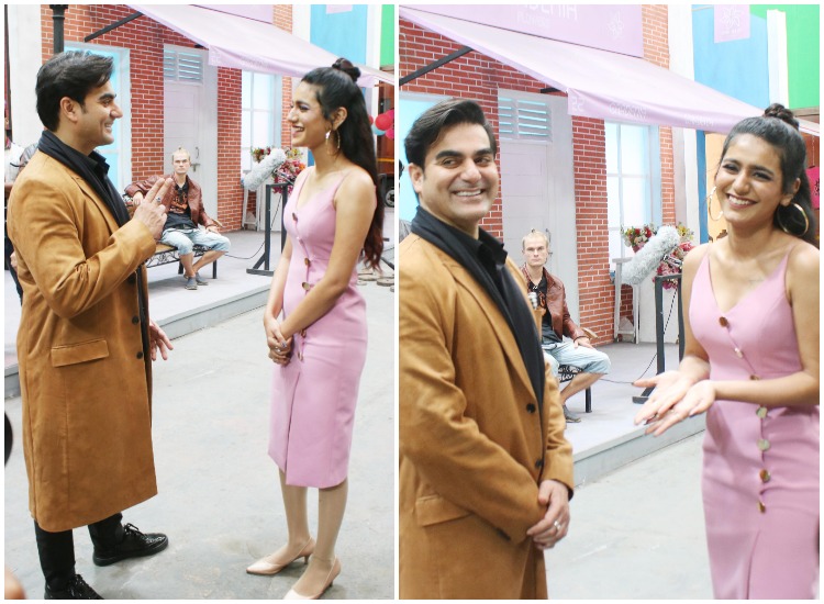 750px x 550px - Priya Prakash Varrier wink girl starts shoot Sridevi Bungalow Arbaaz Khan  Mumbai
