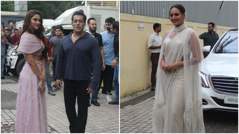 Image result for latest images of salman khan and sonakshi sinha at trailer launch of dabangg 3