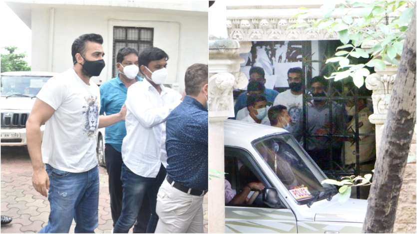 raj kundra sent into police custody till july 23, pics of businessman clicked outside jail