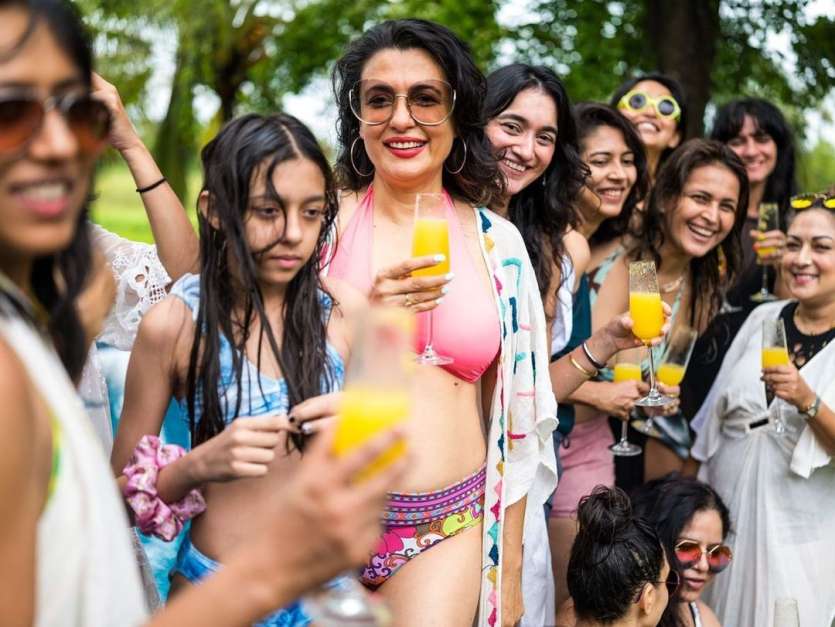 Mini Mathur celebrated her birthday with her friends in Goa. Alongside stunning pictures, she wrote, 