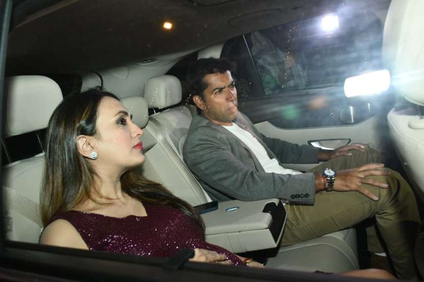 Filmmaker Rohit Dhawan, the elder brother of Bollywood actor Varun Dhawan, represented his family at Ranbir and Alia's bash. He arrived with his wife at the party
