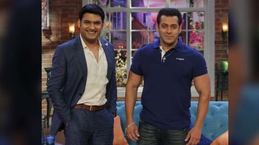 Back in June 2015, Kapil is posing with Salman Khan on the sets of The Kapil Sharma Show. He wears a blue-coloured suit. However, there seems to be nothing out of the ordinary in his styling. The look is formal and presentable but impressive, maybe not