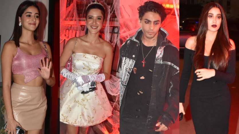 Ananay Panday, Aryan Khan, Janhvi Kapoor dress up for Halloween party. Can  you recognise their inspirations?