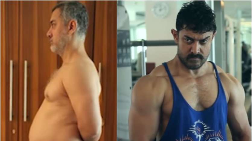 Aamir Khan: Dangal | Aamir Khan's role in the movie Dangal has left a mark, as he transformed his body from an athlete to a father. It's definitely not a cakewalk to frame your body to the extreme in a short span of time. Due to this role Aamir Khan had to face serious fat gain and muscle gains simultaneously.