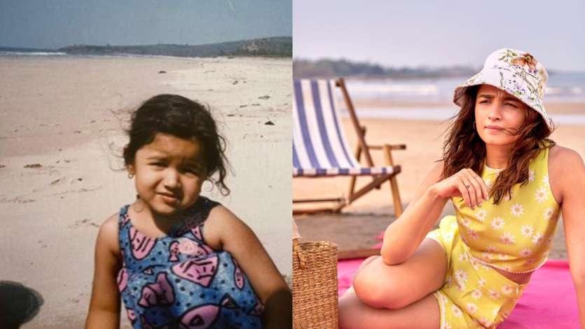 Seems like not much has changed. Alia shared this throwback photo from her childhood days on her social media saying that even as a kid she used to love going to the beaches. 