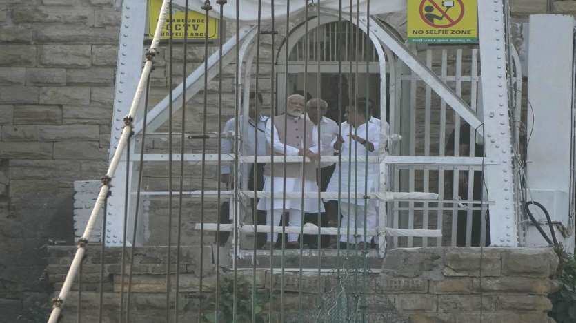 PM Modi visits Morbi, review rescue ops, meet victims | PICS